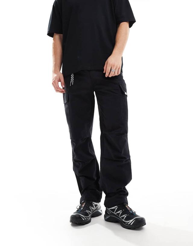 Sixth June cargo pant with large pocket detail in black Product Image