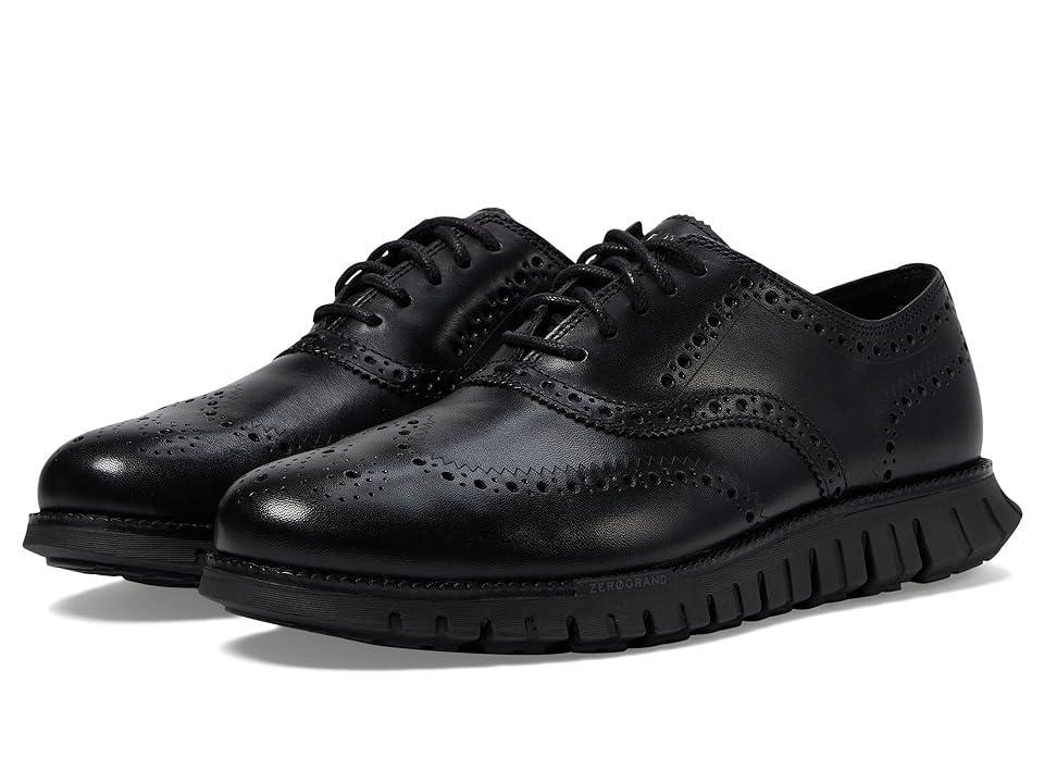 Cole Haan Zerogrand Remastered Wing Tip Oxford Unlined Black) Men's Lace Up Wing Tip Shoes Product Image