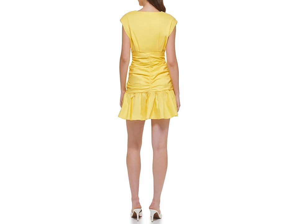 DKNY Womens Poplin Midi Dress Product Image