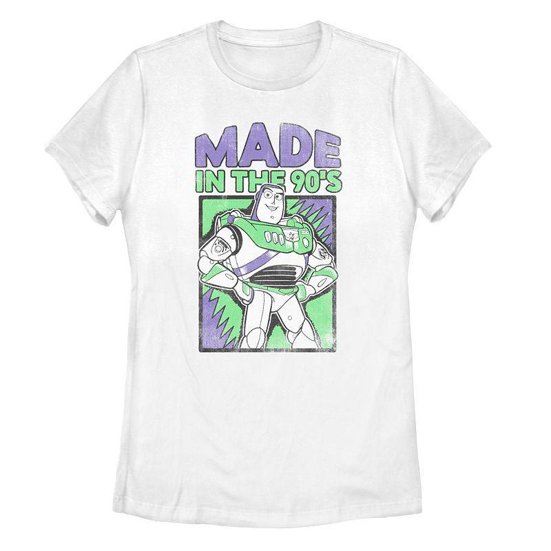 Mens Disney/Pixar Toy Story Buzz Lightyear Tee White Product Image