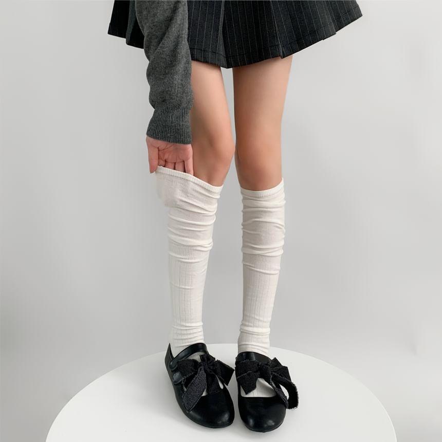 Plain Over-The-Knee Socks Product Image