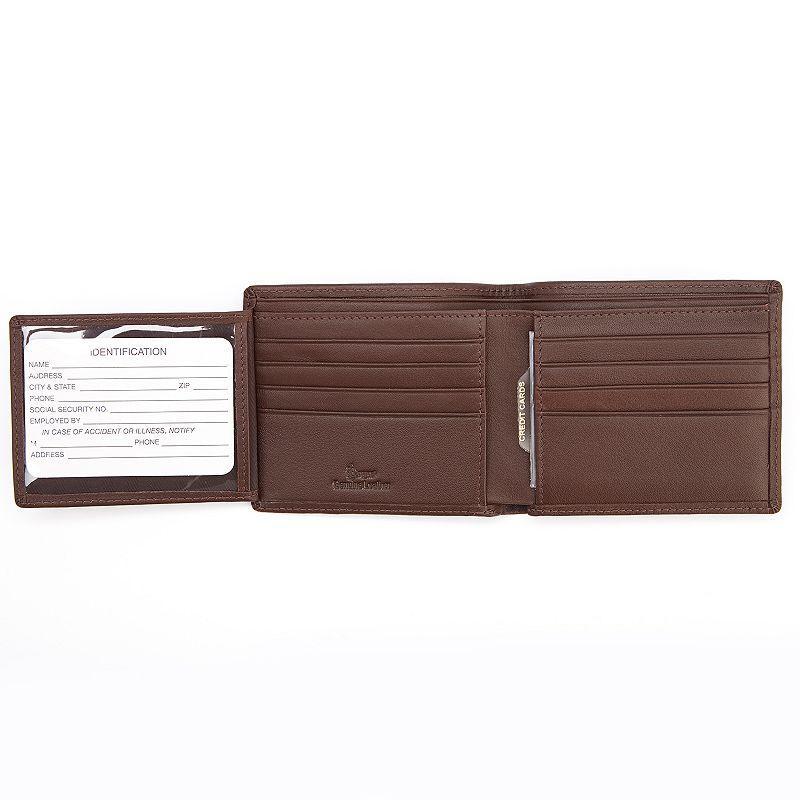 Royce Leather Bifold Wallet, Brown Product Image