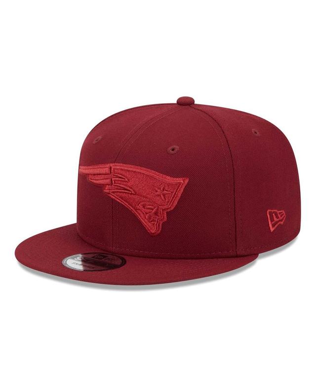 Mens New Era Cardinal New England Patriots Color Pack 9FIFTY Snapback Hat Product Image