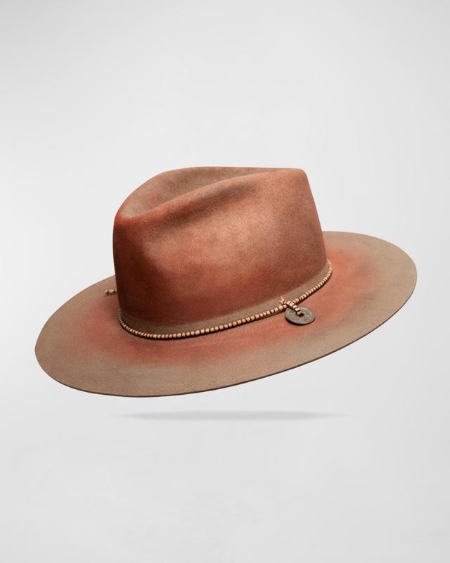 Mens Ombre Beaver Felt Fedora Hat Product Image