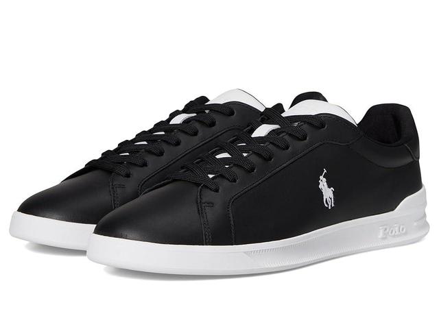 Polo Ralph Lauren Heritage Court II Leather Sneakers White) Men's Shoes Product Image