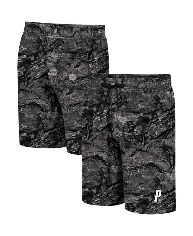 Mens Colosseum Charcoal Kansas State Wildcats Realtree Aspect Ohana Swim Shorts Product Image