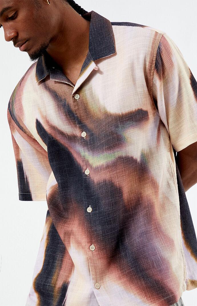 Men's Printed Camp Shirt - Product Image