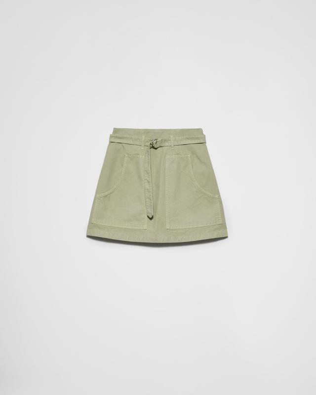 Old canvas miniskirt Product Image