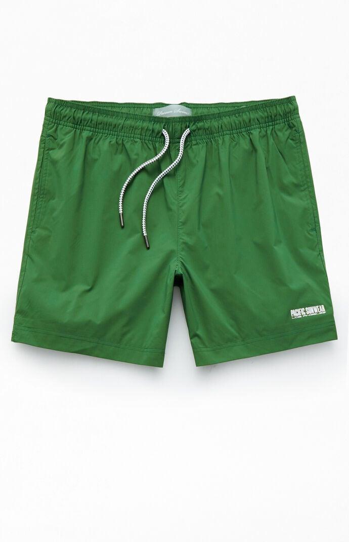 Men's Solid Ripstop 6.5" Swim Trunks Product Image