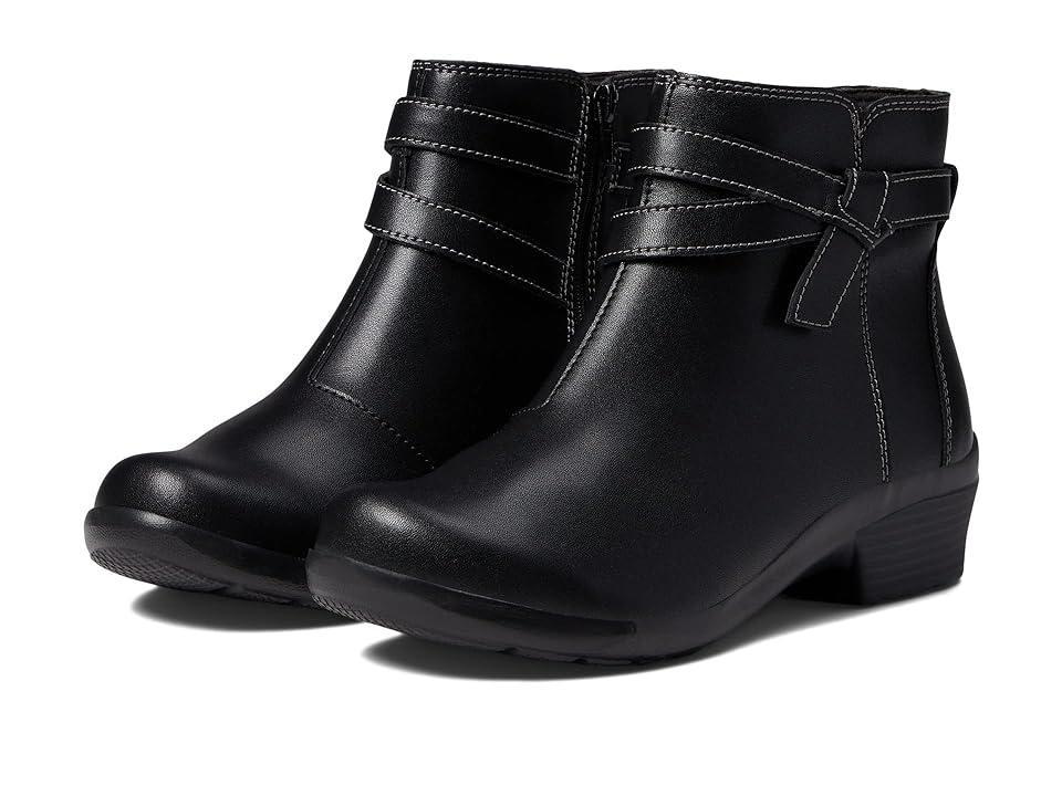 Clarks Angie Spice Leather) Women's Boots Product Image