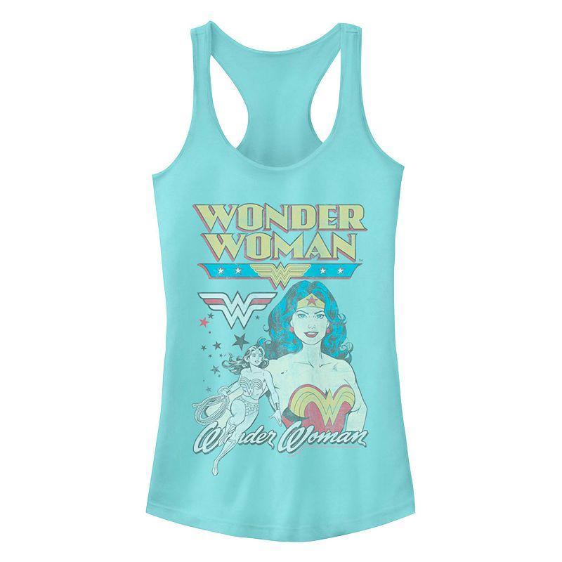 Juniors DC Comics Wonder Woman Vintage Graphic Tank Top, Girls Product Image