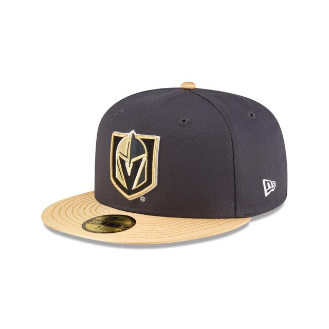 Vegas Golden Knights Gray 59FIFTY Fitted Hat Male Product Image