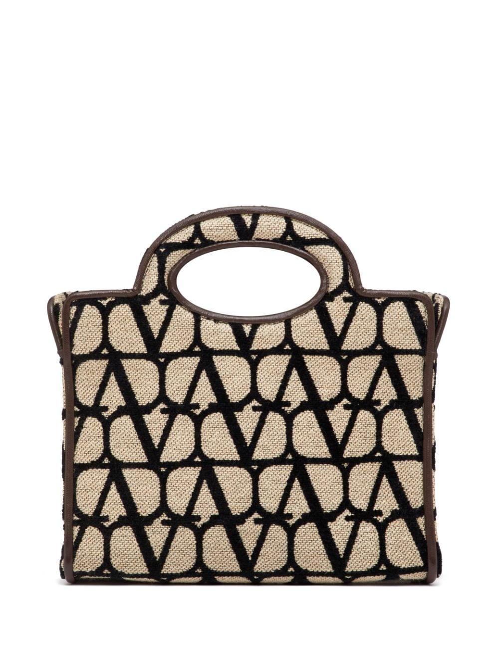 Le Troisième Toile Iconographe Tote Bag In Neutrals Product Image