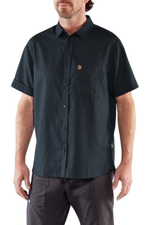 Fjllrven Ovik Travel Short Sleeve Button-Up Shirt Product Image