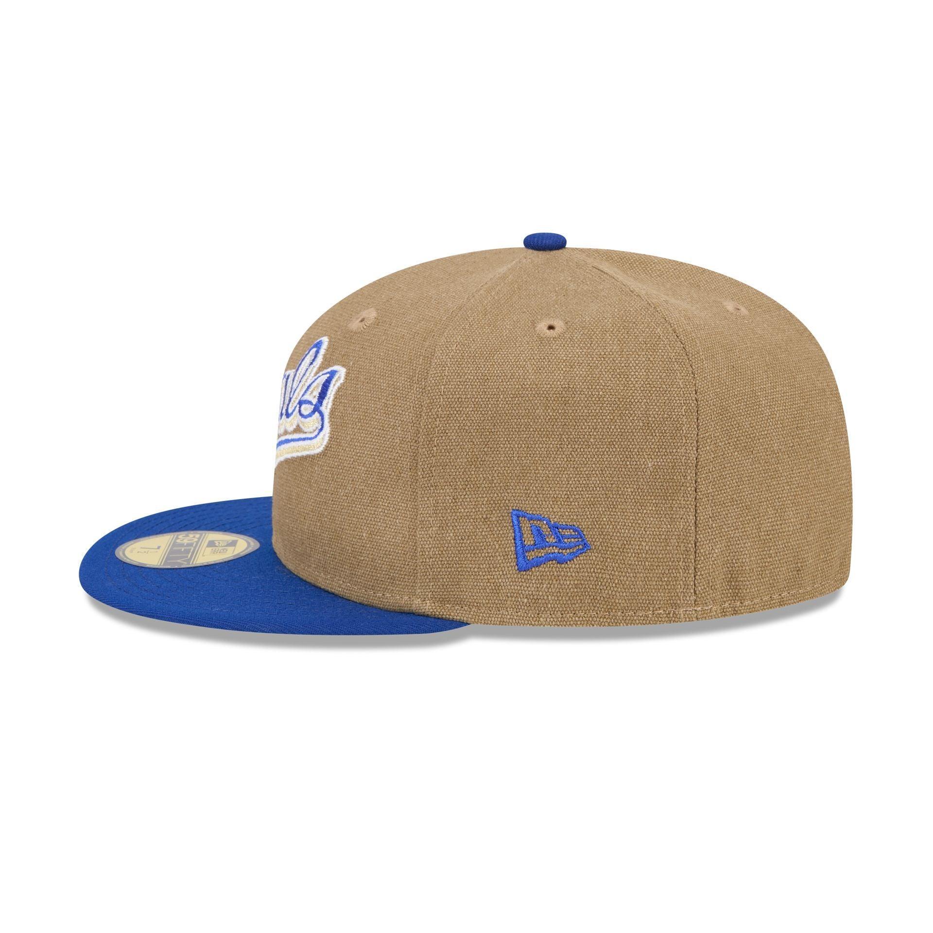 Milwaukee Brewers Canvas Crown 59FIFTY Fitted Hat Male Product Image