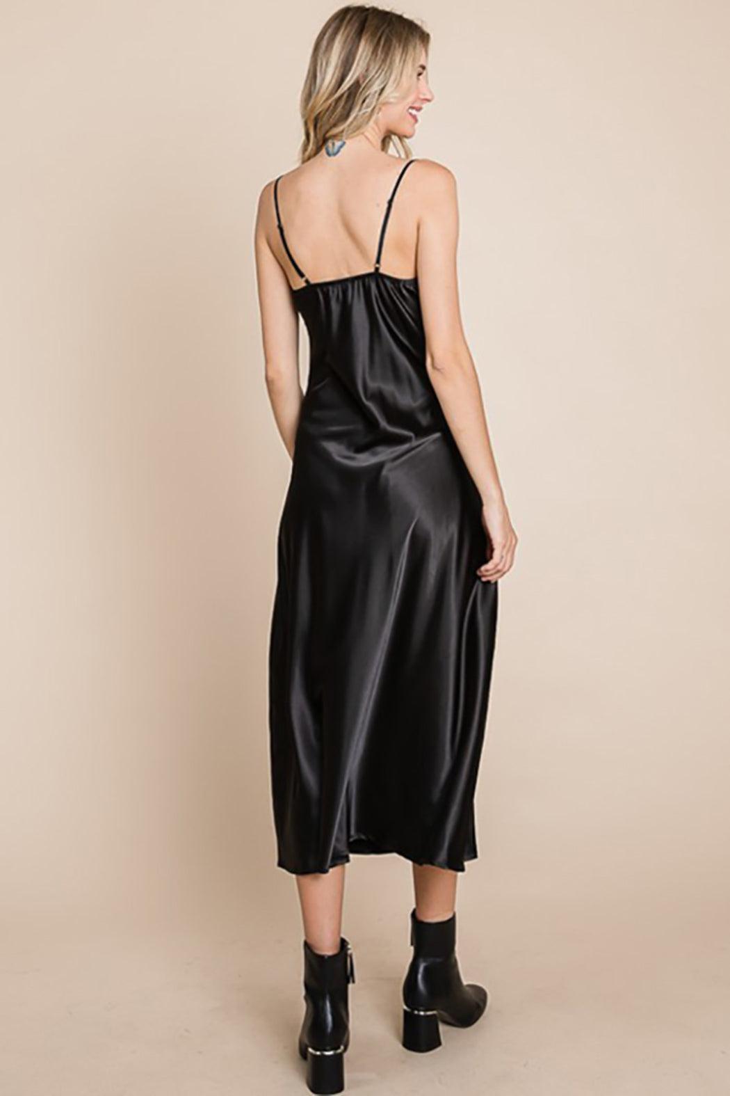 Cowl Neck Midi Dress Female Product Image