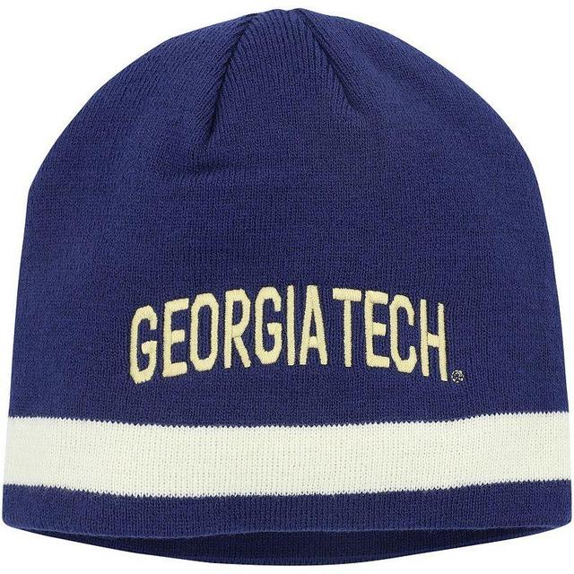 Mens adidas Navy Georgia Tech Yellow Jackets Wordmark Beanie, Nc2 Blue Product Image