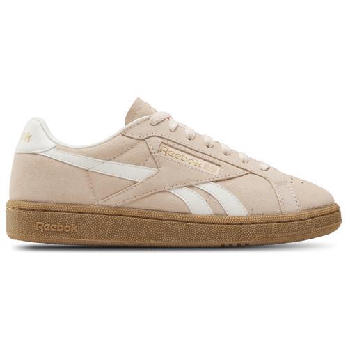 Reebok Womens Reebok Club C Grounds UK - Womens Running Shoes Classic Beige/Gum/Chalk Product Image