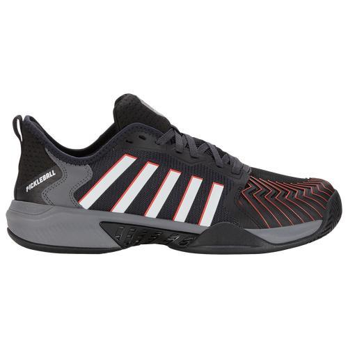 K-Swiss Mens K-Swiss Pickleball Supreme Shoes - Mens Tennis Black/Steel/Orange Product Image