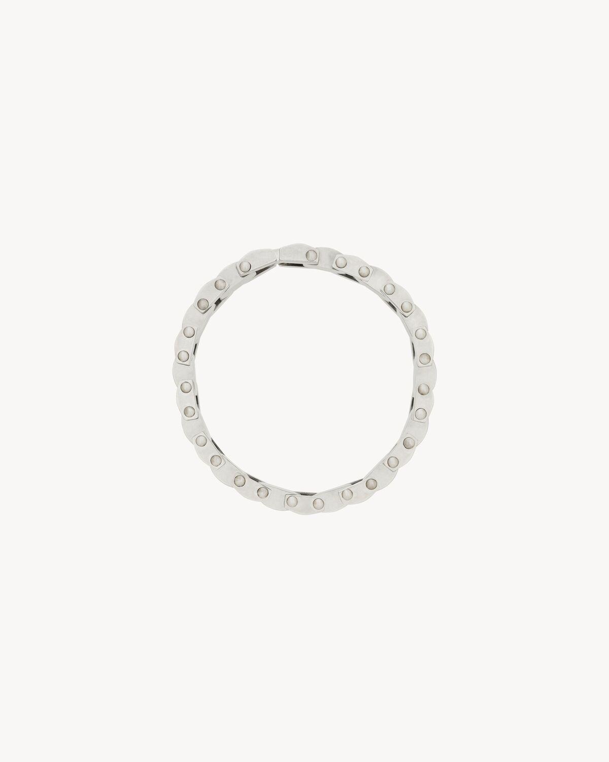 articulated bracelet in metal | Saint Laurent | YSL.com Product Image