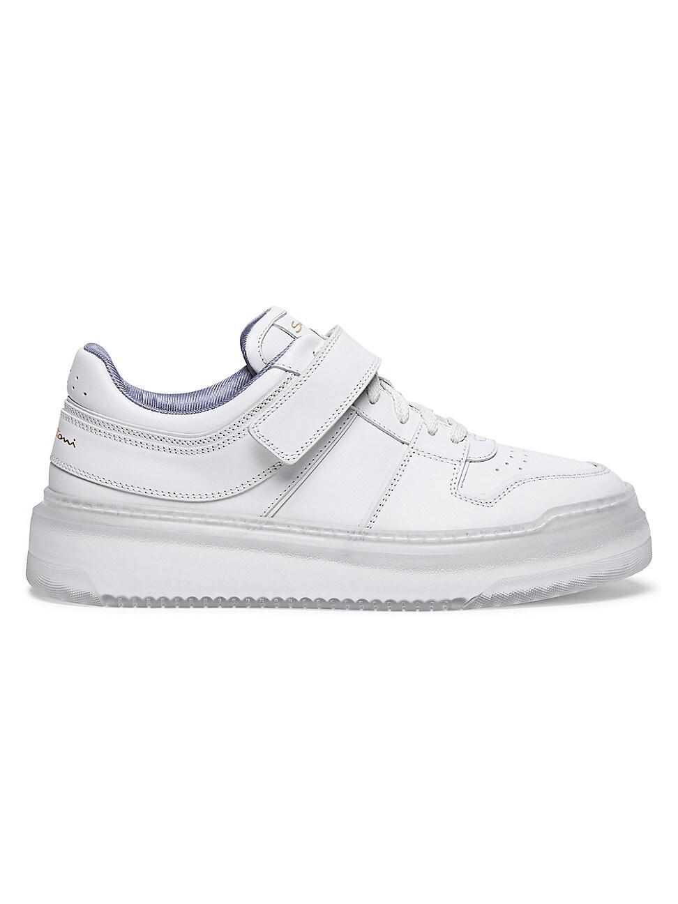 Womens Leather Low-Top Sneakers product image