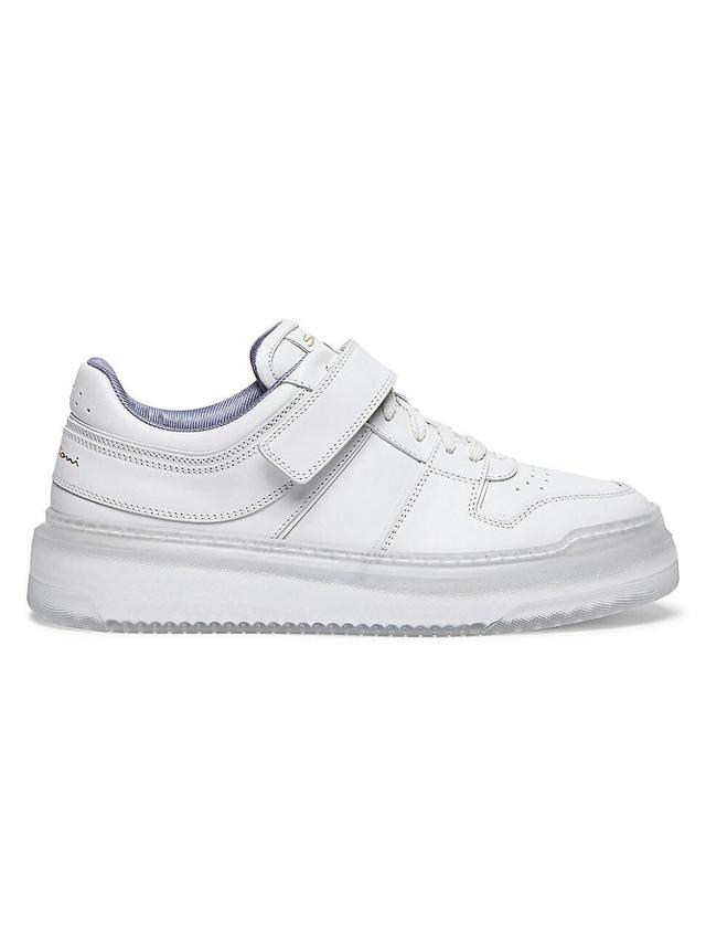 Womens Leather Low-Top Sneakers Product Image