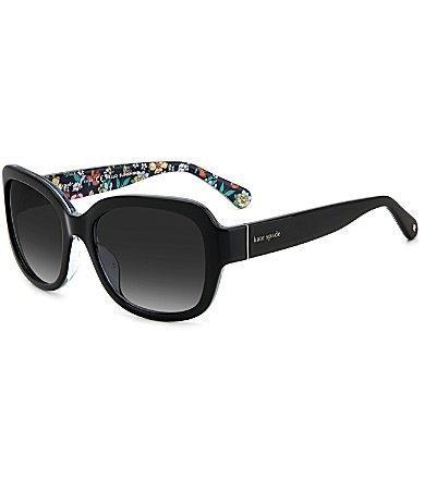 kate spade new york Womens Polarized Layne Havana Square Sunglasses Product Image