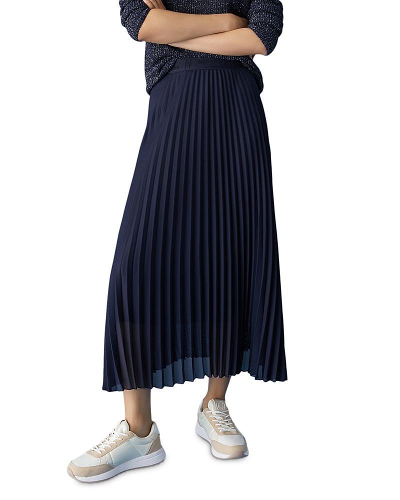 Womens Ortisei Pleated Mesh Midi Skirt product image