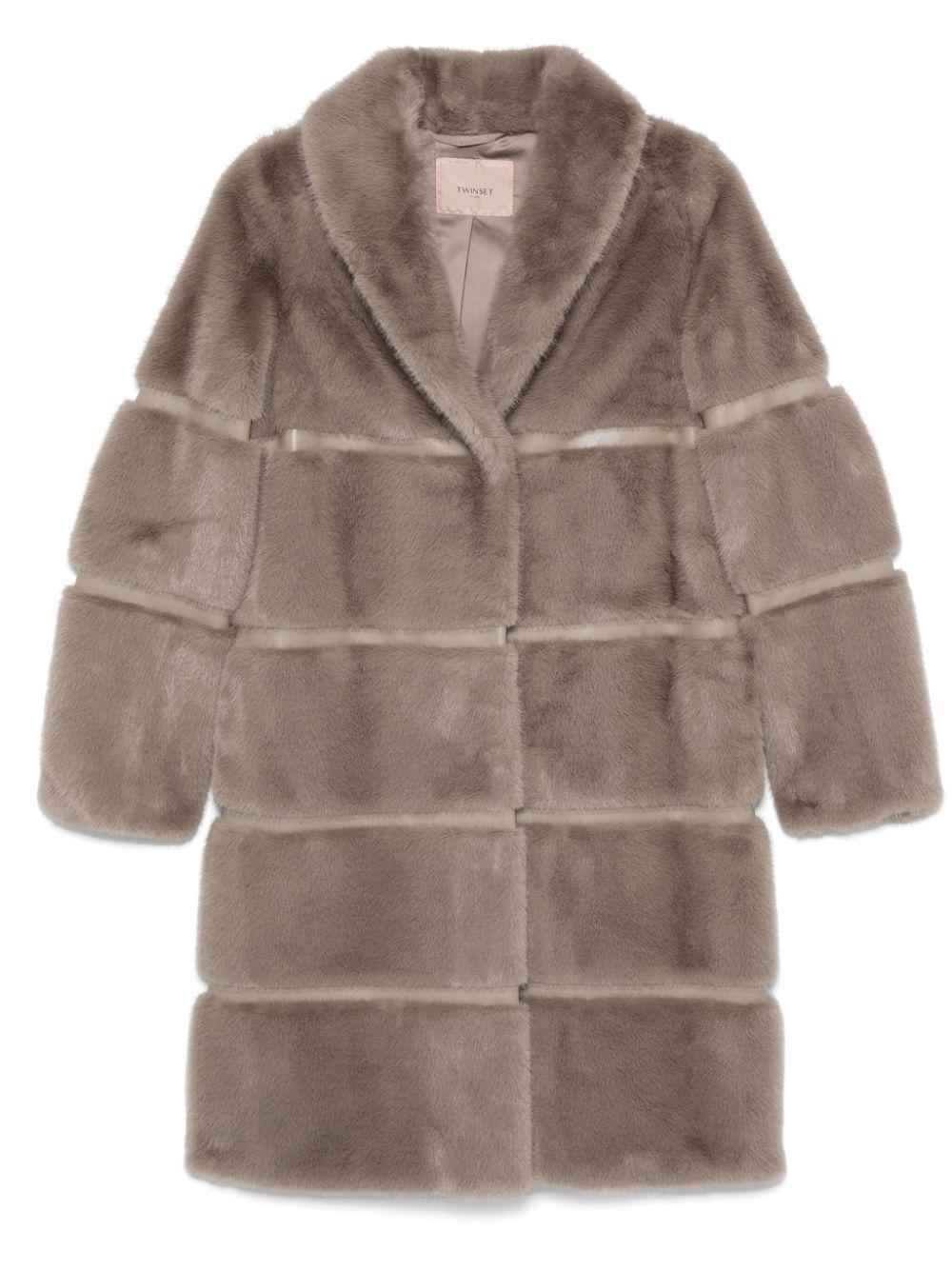 faux-shearling coat product image