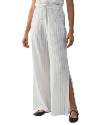 Sanctuary Womens Ocean Front Striped Wide-Leg Pants Product Image