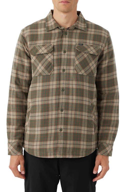 ONeill Dunmore Plaid Flannel Shirt Jacket Product Image