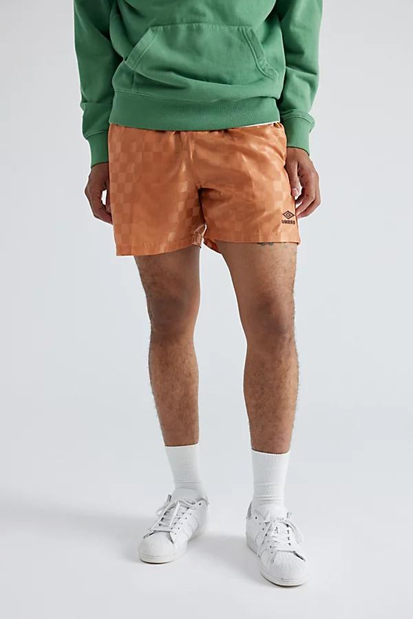 Umbro UO Exclusive Tonal Checkerboard 5 Soccer Short Mens at Urban Outfitters Product Image