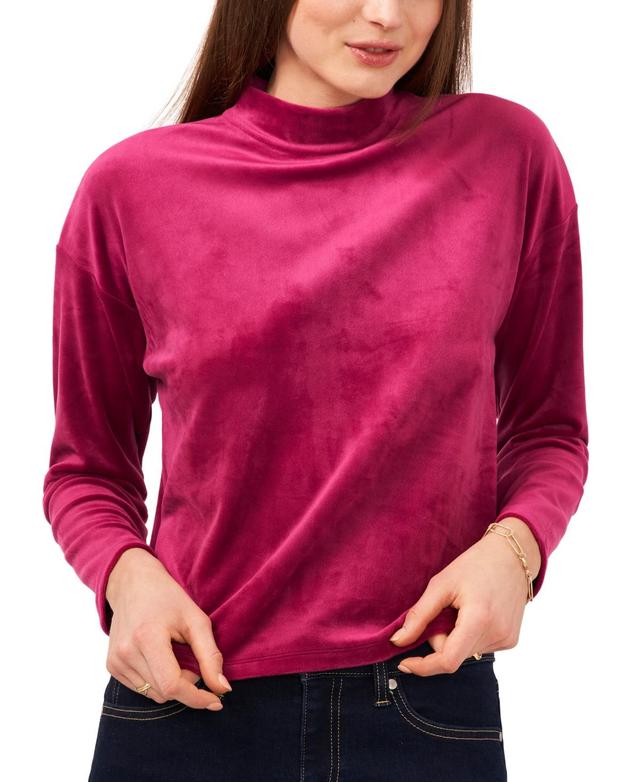 1.STATE Velour Turtleneck Top Product Image