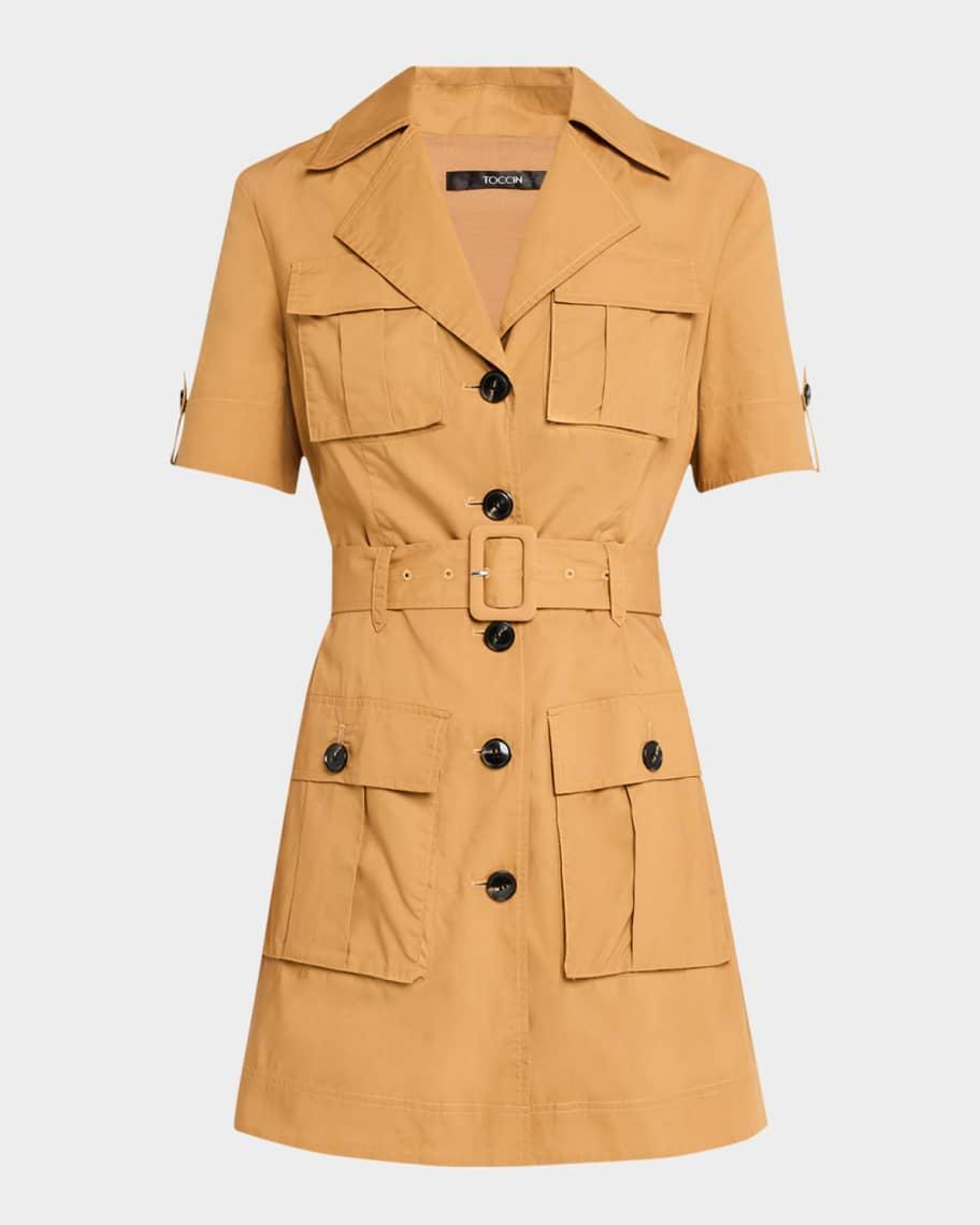 Colleen Button-Front Safari Shirtdress Product Image