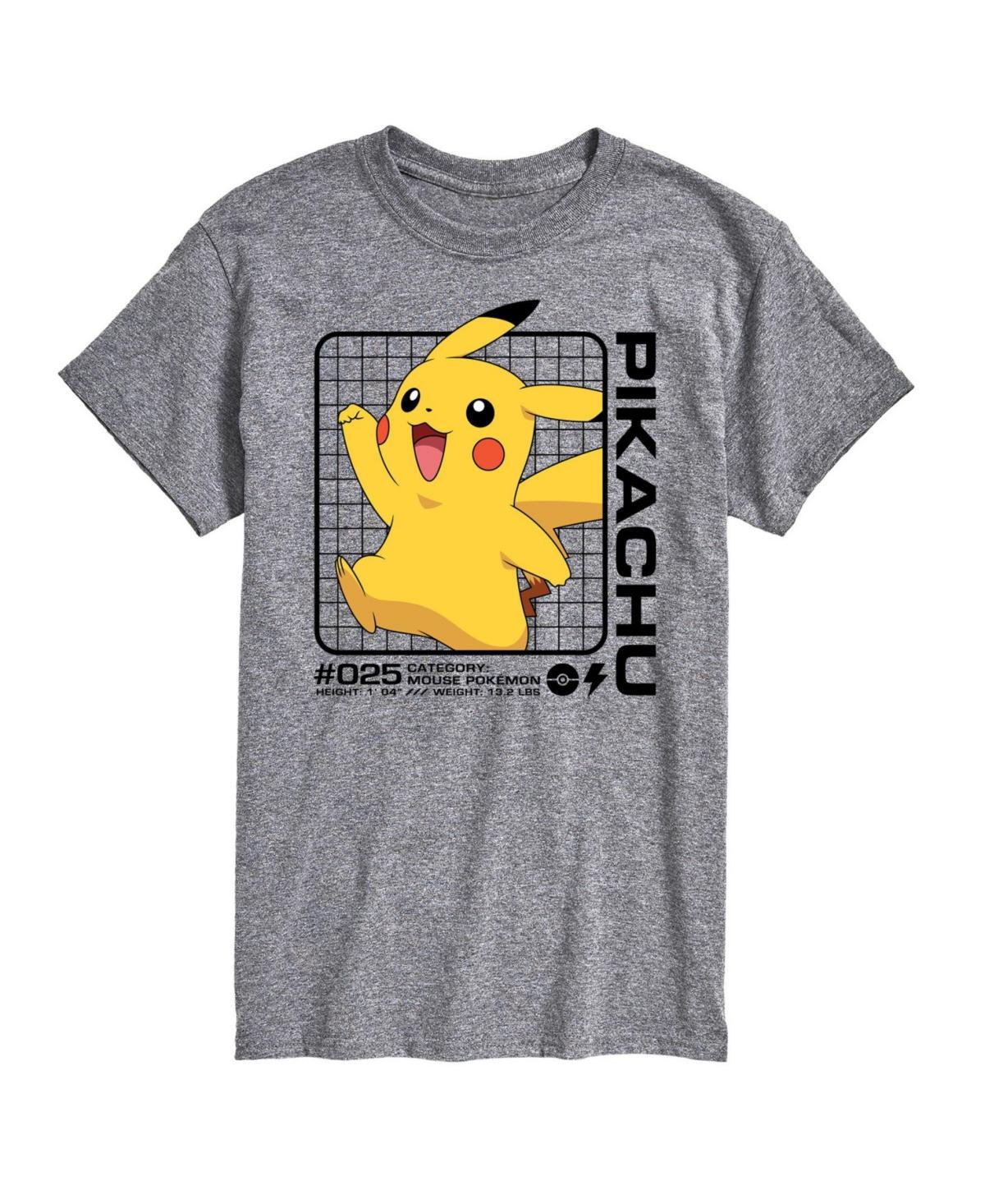 Airwaves Mens Pokemon Pikachu Grid T-shirt Product Image