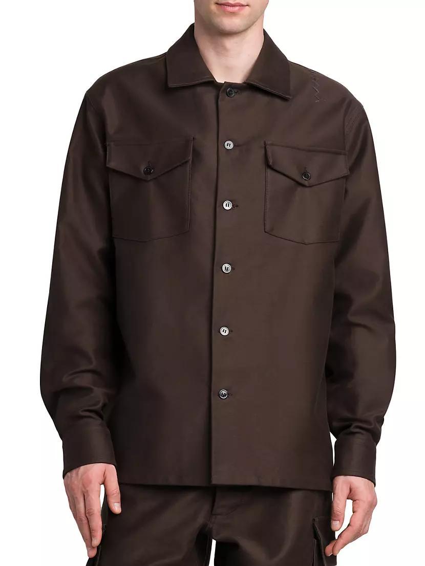 Cotton Moleskin Overshirt Product Image