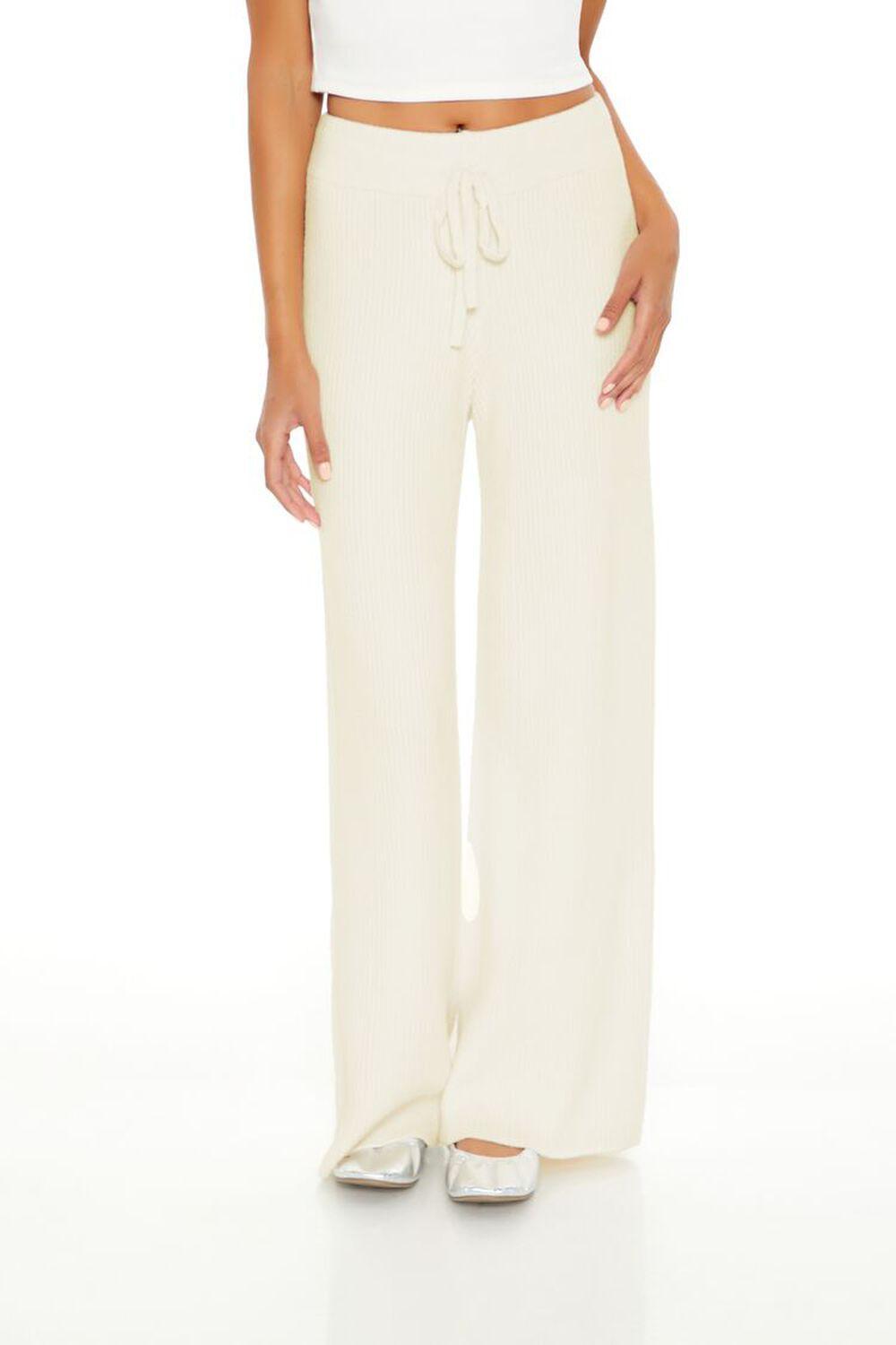 Sweater-Knit Wide-Leg Pants | Forever 21 Product Image