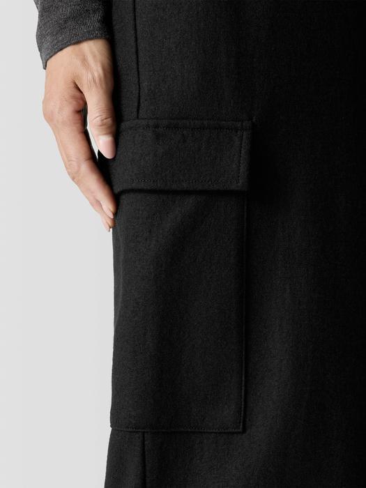 Felted Wool Jersey Cargo Pant in Regenerative Wool Product Image