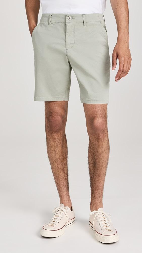 PAIGE Phillips Stretch Sateen Shorts 8" | Shopbop Product Image