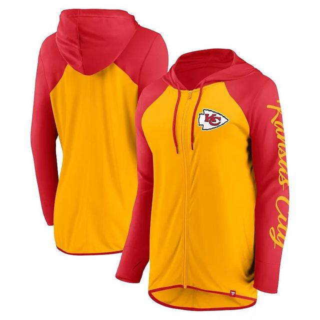 Womens Fanatics /Red Kansas City Chiefs Script Full-Zip Hoodie Product Image