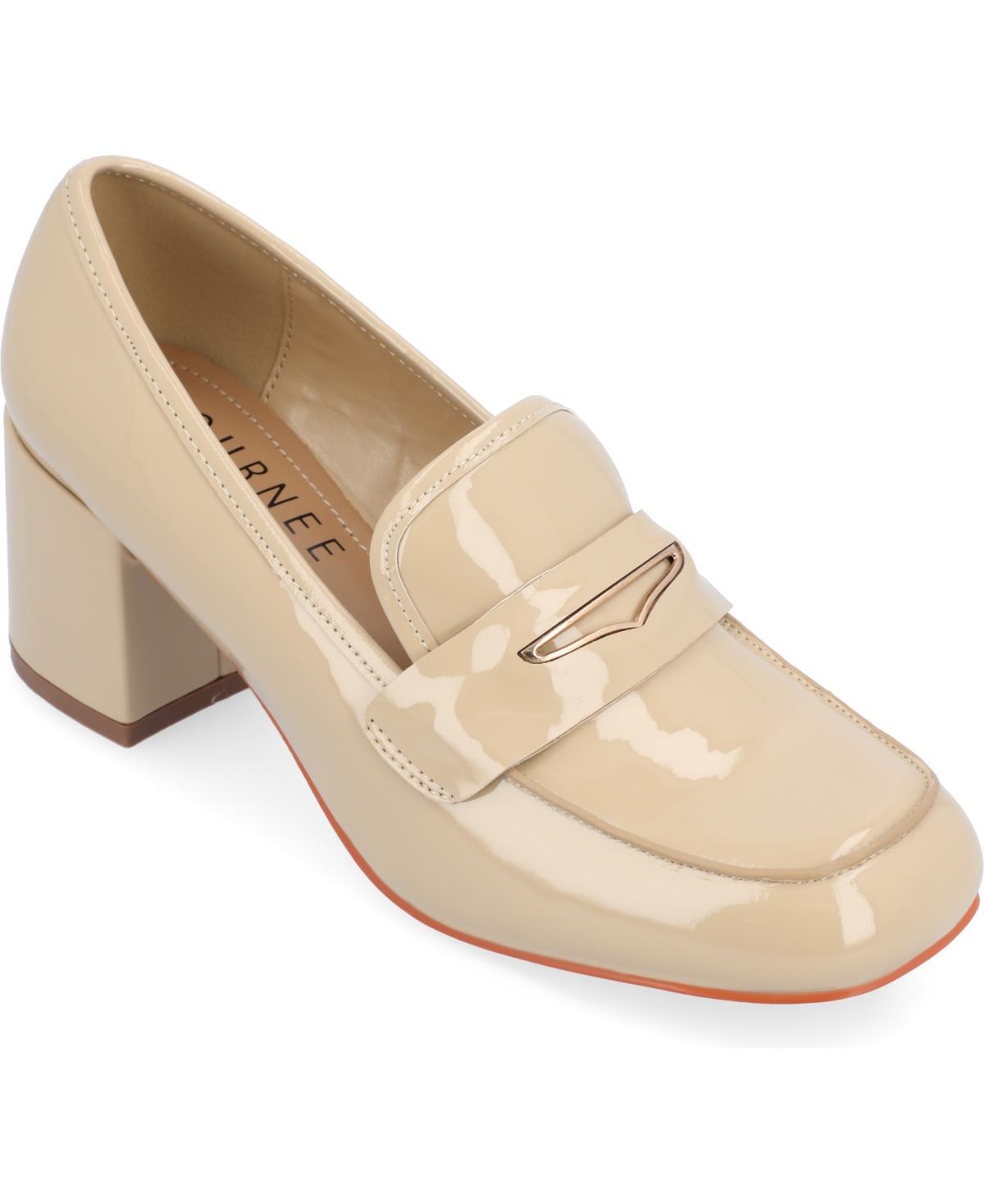 Journee Collection Womens Liyla Block Heel Loafers Product Image