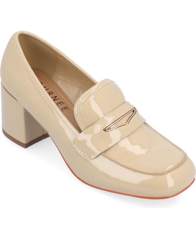 Journee Collection Womens Liyla Block Heel Loafers Product Image