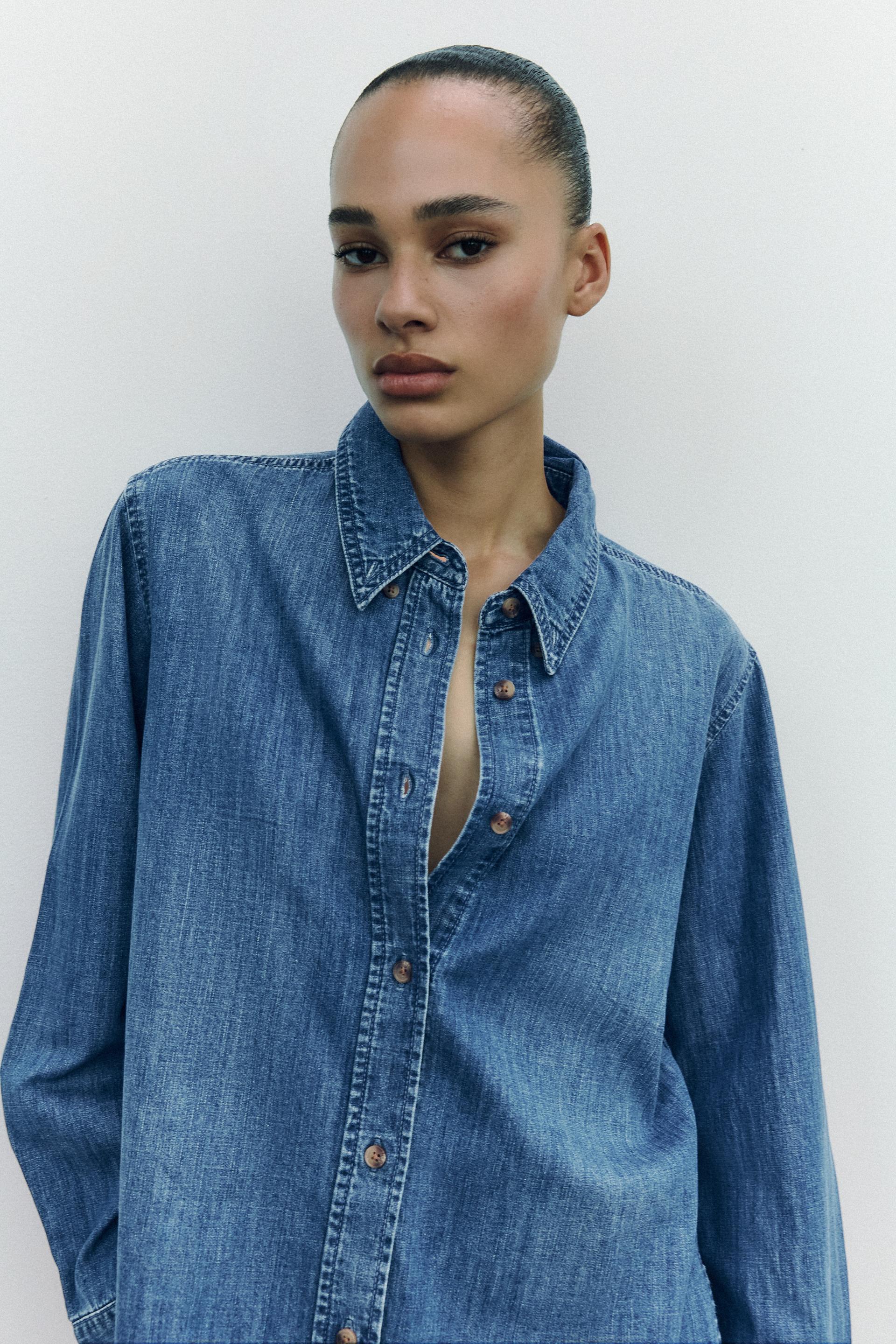 DENIM SHIRT TRF Product Image