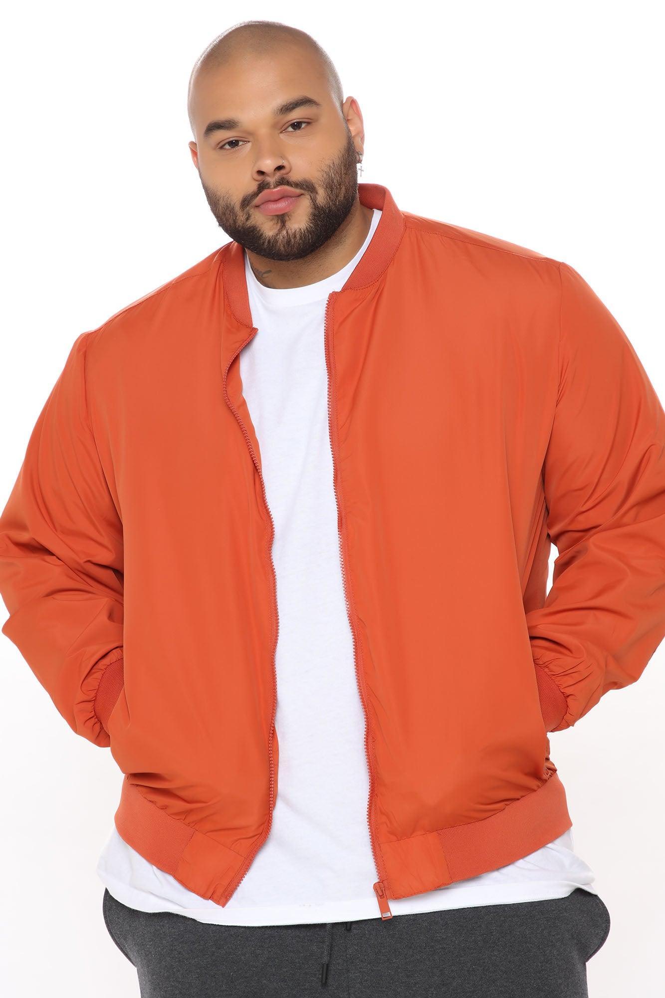 Eddie Bomber Jacket - Orange Product Image