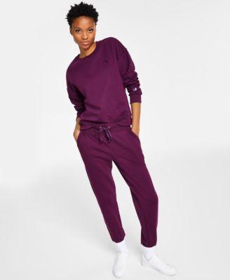 Champion Womens Powerblend Fleece Crewneck Sweatshirt Sweatpant Joggers Product Image