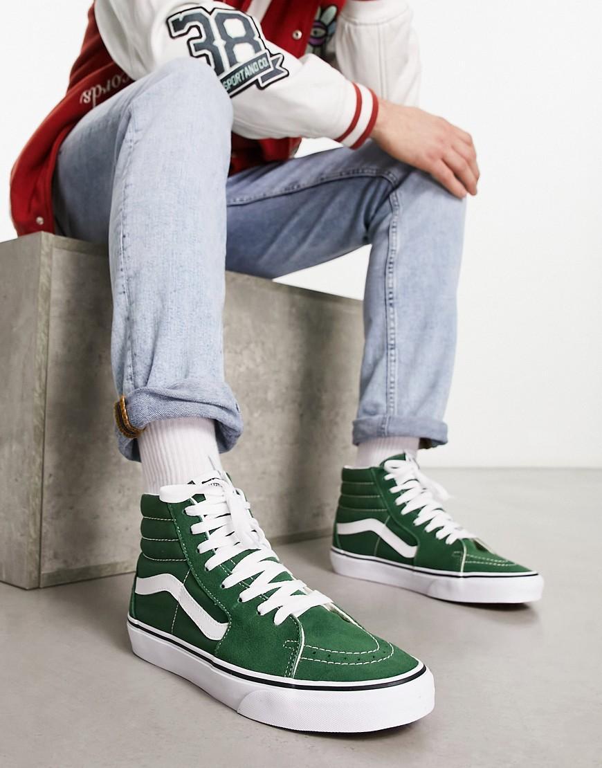 Vans Mens Vans SK8-Hi - Mens Skate Shoes Greener Pastures Product Image