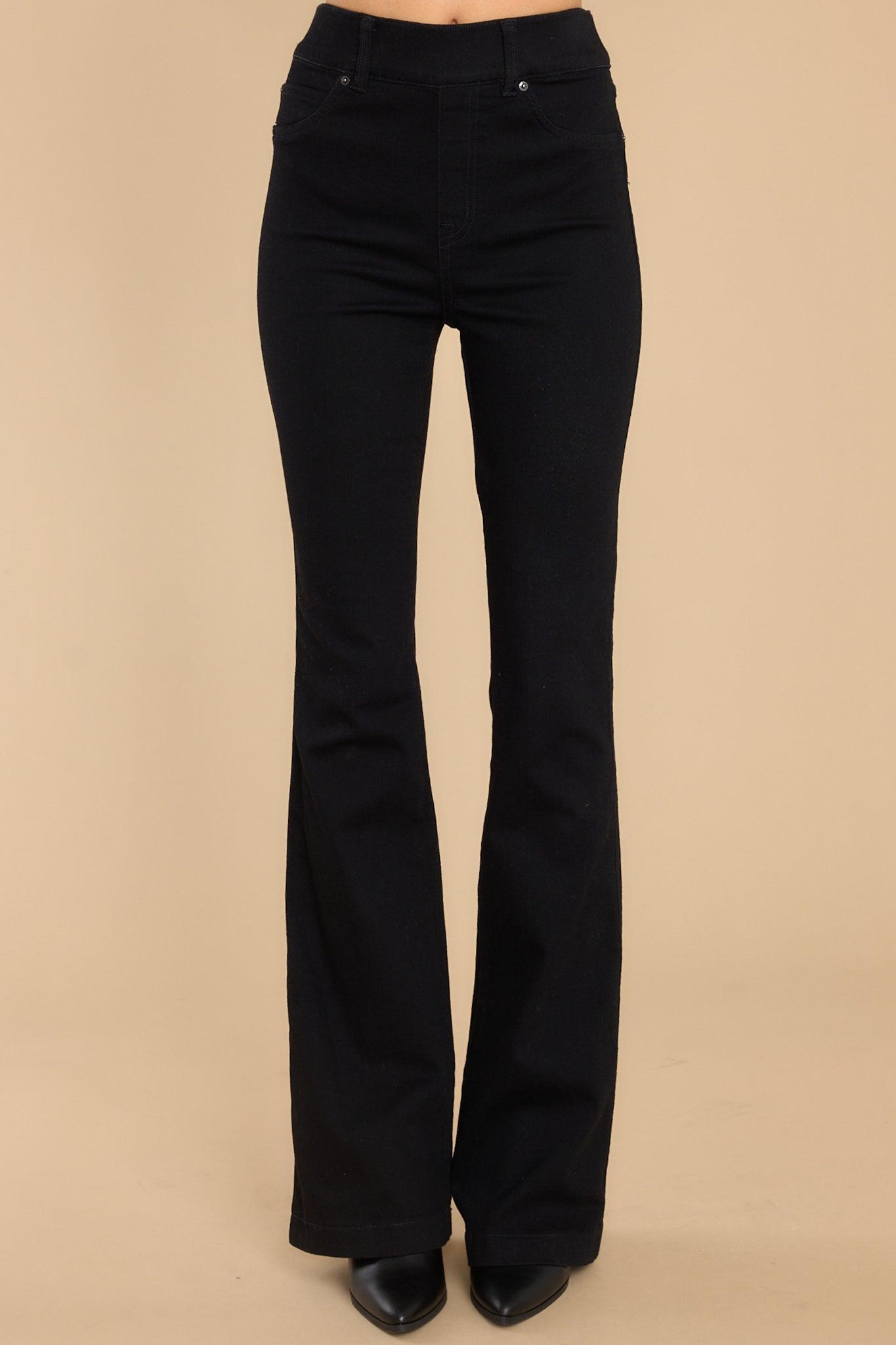 Spanx Clean Black Flare Jeans Product Image