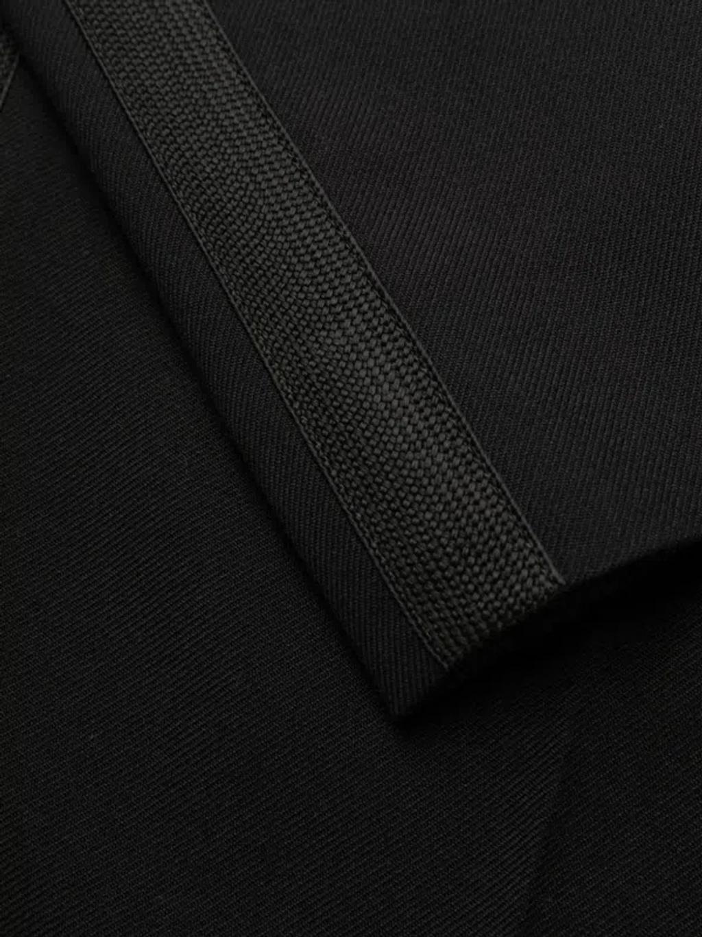 Wool Trousers In Black Product Image