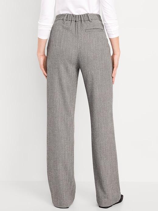 Extra High-Waisted Taylor Wide-Leg Trouser Pants Product Image