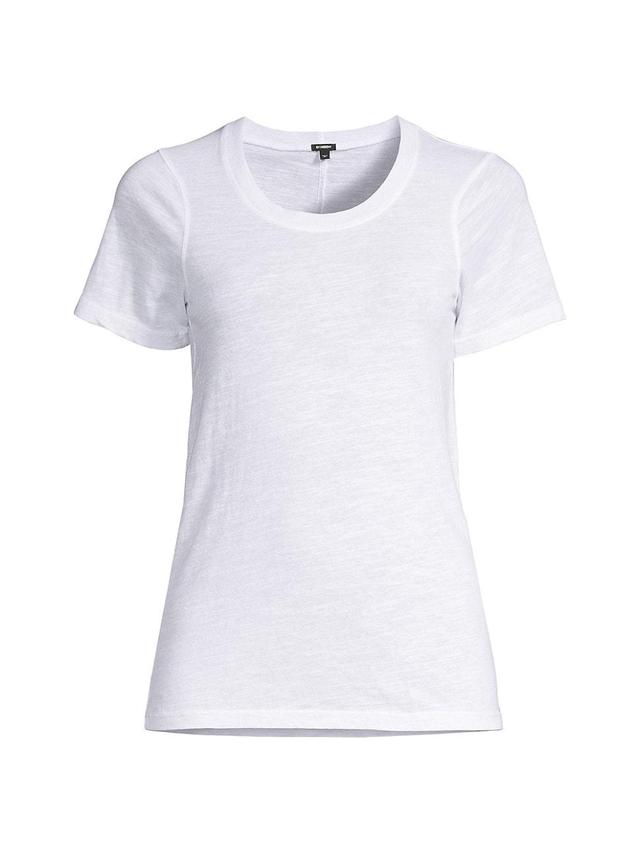 Womens Slubbed Crewneck T-Shirt Product Image